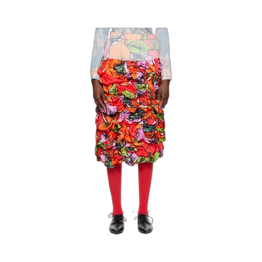 Floral Floral Mid-Length Skirt