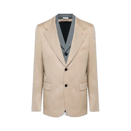 Layered Single-Breasted Blazer