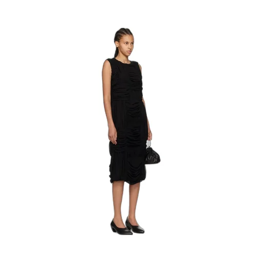 Pulled Round Neck Dress