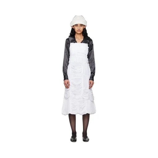 Pleated Mid-Length Dress