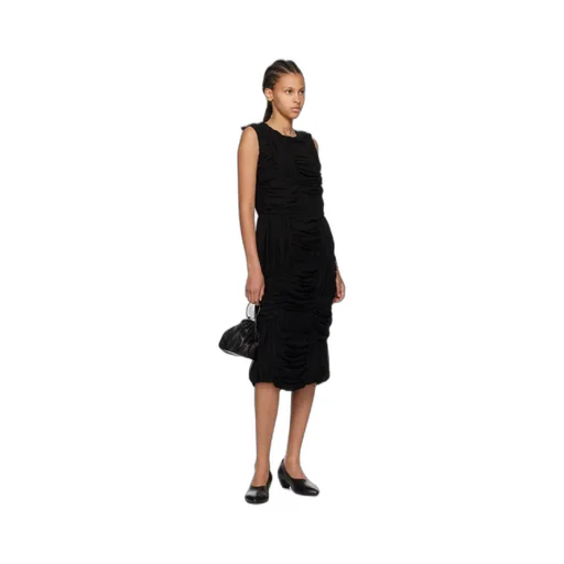 Pulled Round Neck Dress