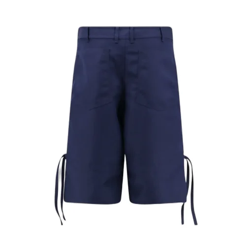 Shirt Strap-Detailed Bermuda Shorts