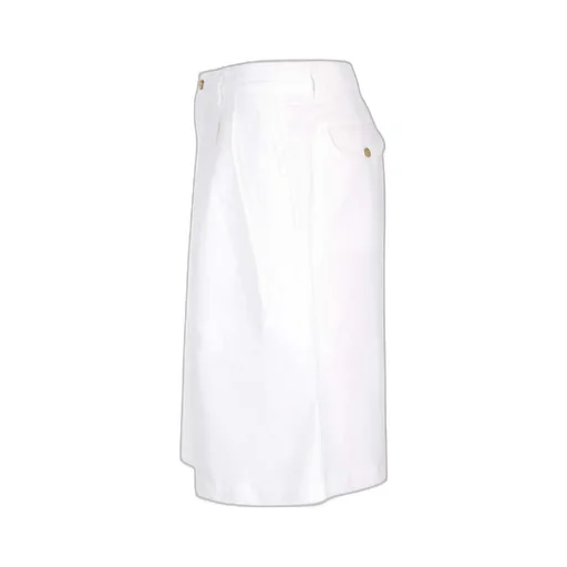 Shirt Knee-Length Twill Shorts