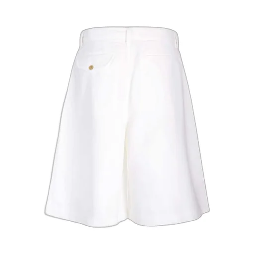 Shirt Knee-Length Twill Shorts