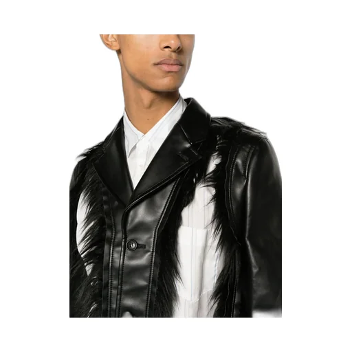 Cut-Out Single-Breasted Blazer
