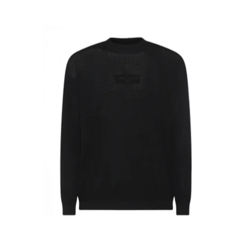 Homme Logo Embroidered Oversized Jumper