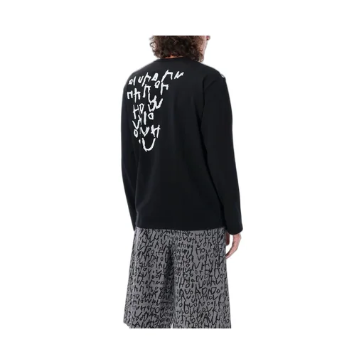 T-Shirt With Round Neck And Long Sleeves