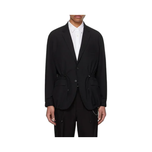Single Breasted Drawstring Blazer
