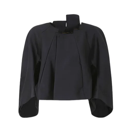 Short Pleated Casual Jacket
