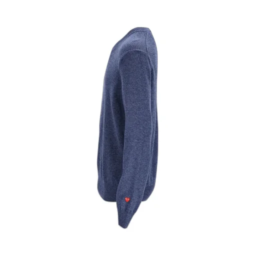 Play Heart Patch V-Neck Jumper