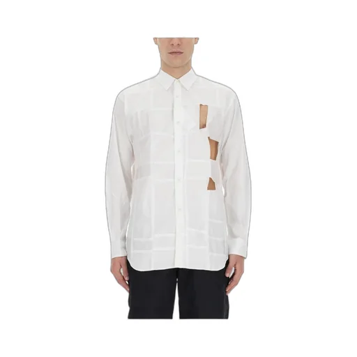 Shirt Cut-Out Buttoned Shirt