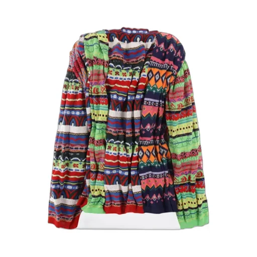 Long-Sleeved Contrasting Sweater