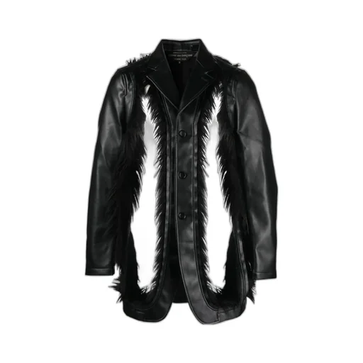 Cut-Out Single-Breasted Blazer