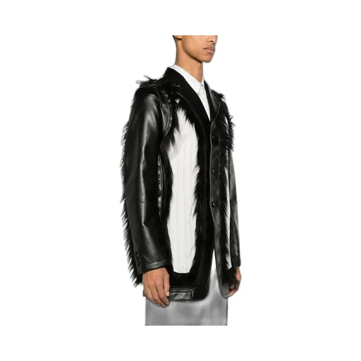 Cut-Out Single-Breasted Blazer