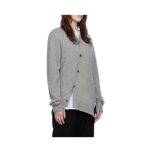 Asymmetrical Knitted Cardigan