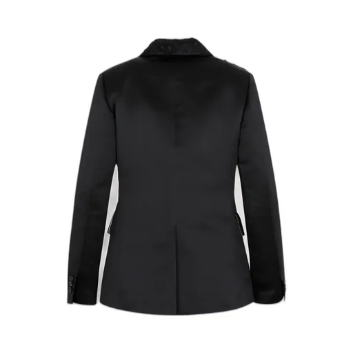 Embroidered Single Breasted Blazer