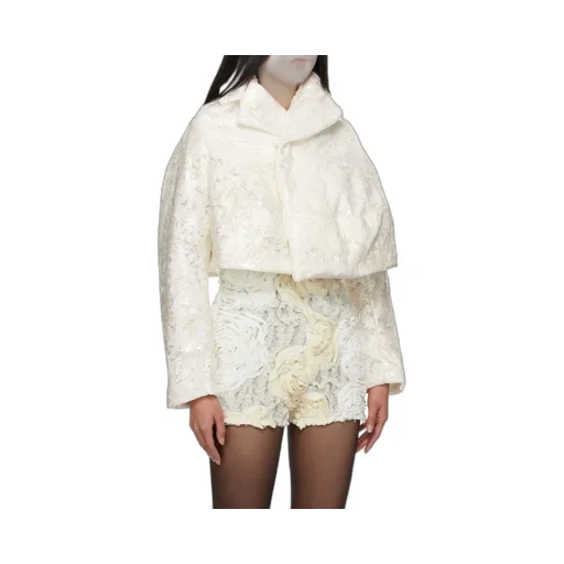 Lapel Lace Casual Jacket