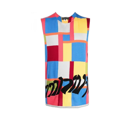 Geometric Print Sleeveless Top