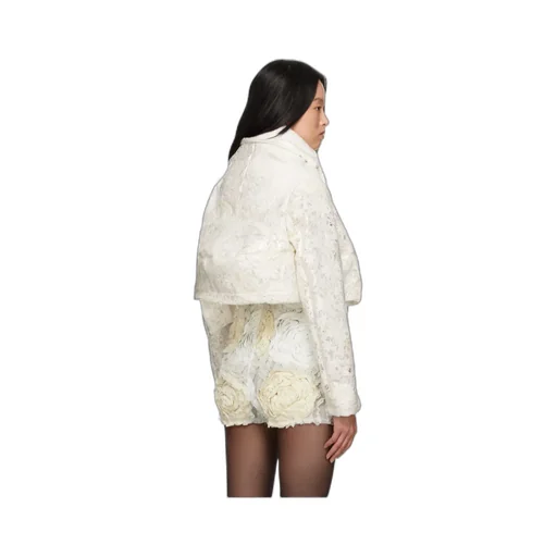 Lapel Lace Casual Jacket
