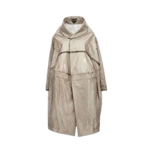 Oversize Hooded Trench Coat
