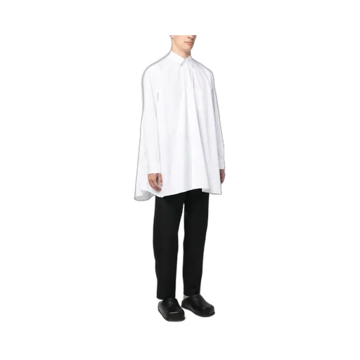 Side-Slits Cotton Shirt