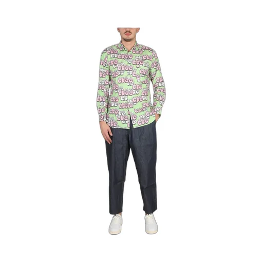 Printed Long-Sleeved Shirt