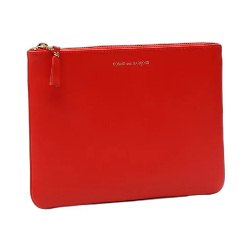 Logo Detailed Zip-Up Pouch