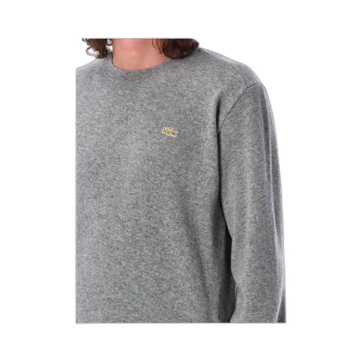 Round Collar Long Sleeve Irregular Hem Sweater