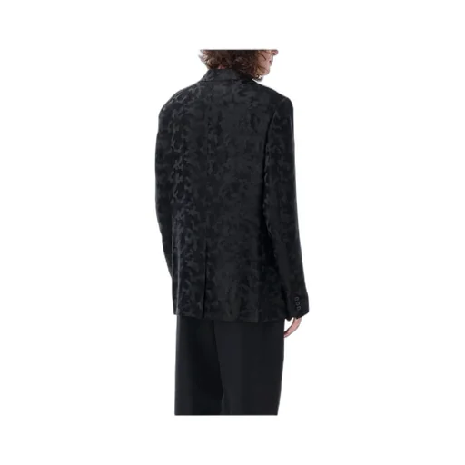Long-Sleeved Jacquard Suit Jacket