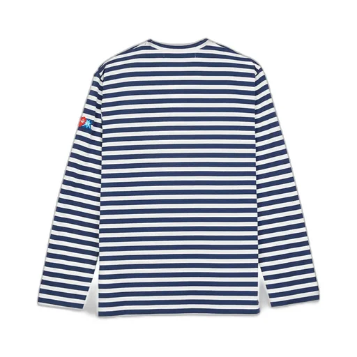 Logo-Appliqué Striped T-Shirt