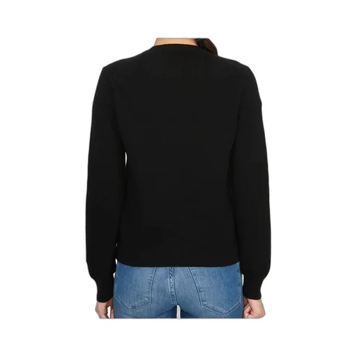 Logo-Patch Wool Cardigan