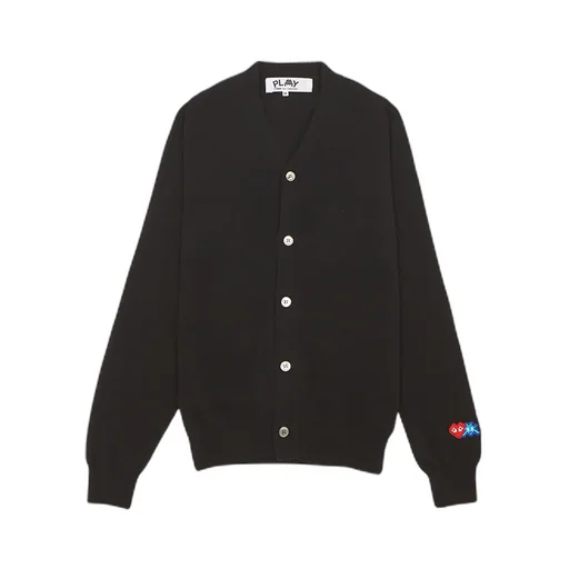 Pixelated-Heart Cardigan