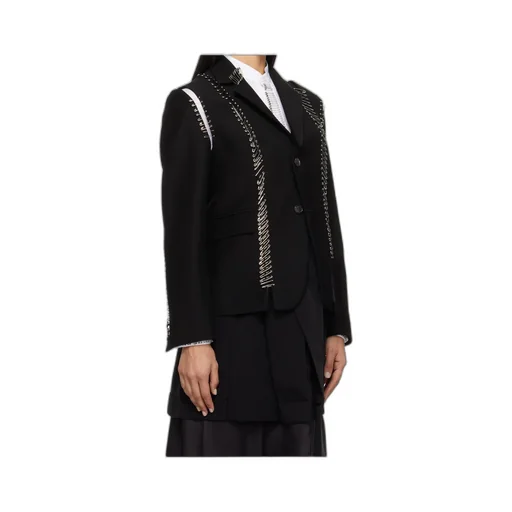 Long-Sleeved Suit Jacket