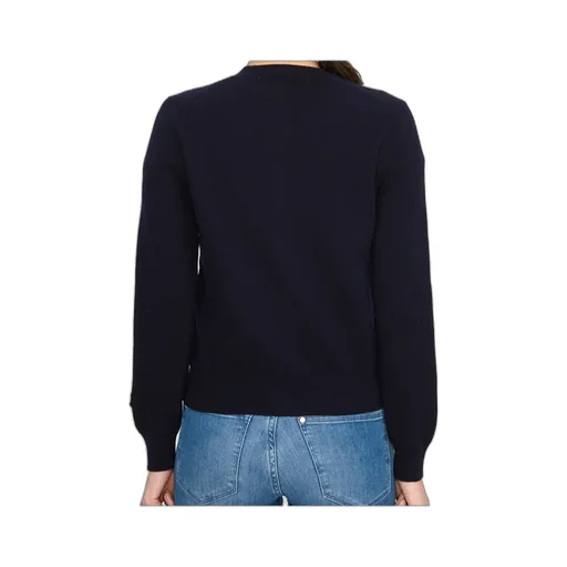 Logo Patch Wool Cardigan