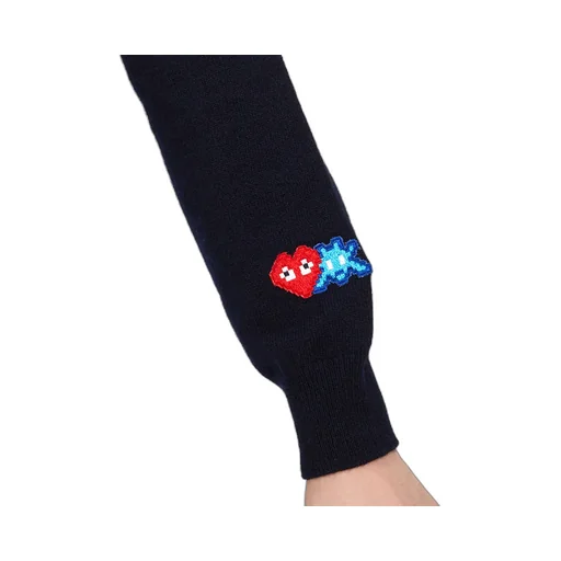 Logo Patch Wool Cardigan