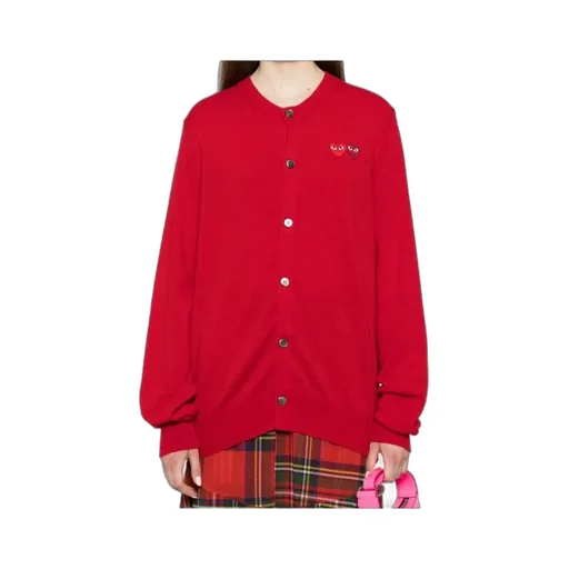 Crewneck Knitted Cardigan