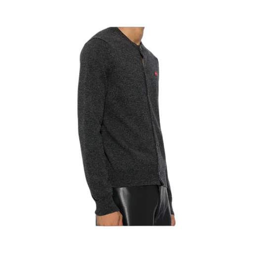 Long-Sleeved Knitted Cardigan