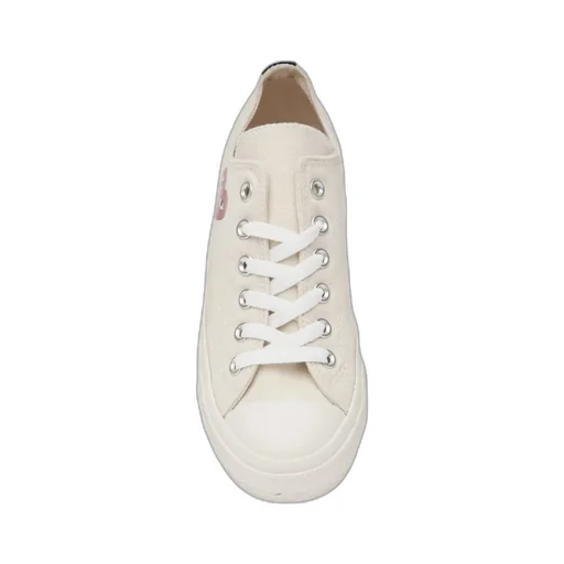 Round Toe Lace-Up Sneakers