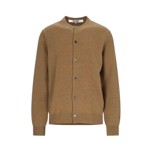 Heart Patch Buttoned Cardigan