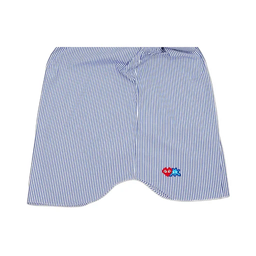 Logo-Appliqué Striped Cotton Shirt