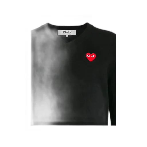 Heart-Patch Wool Jumper