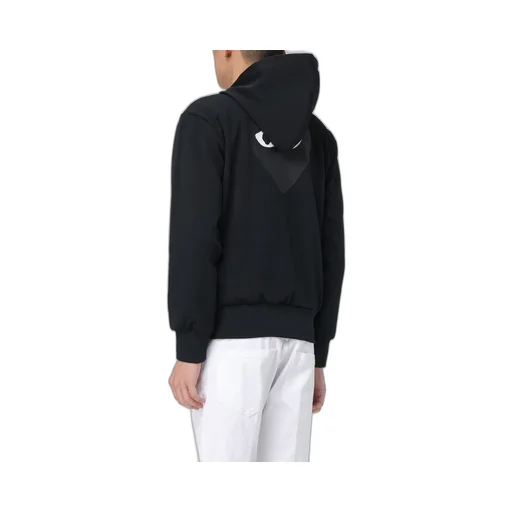 Comme des Garçons Play Logo Embroidered Zipped Hoodie