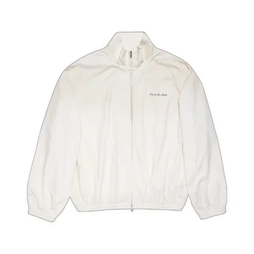 Logo Printed Zip-Up Jacket