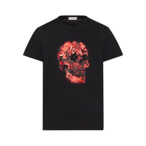 Skull Printed Crewneck T-Shirt
