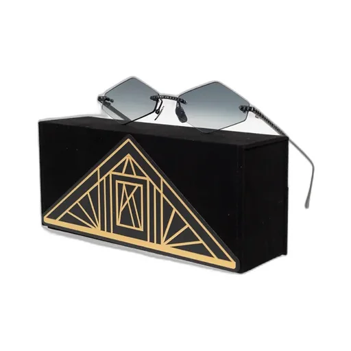 Geometric Frame Sunglasses