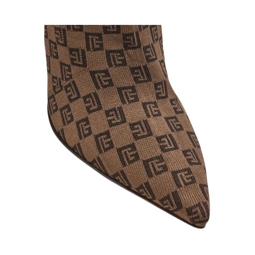 Skye Knitted Heeled Ankle Boots