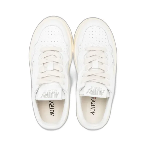 Round Toe Lace-Up Sneakers