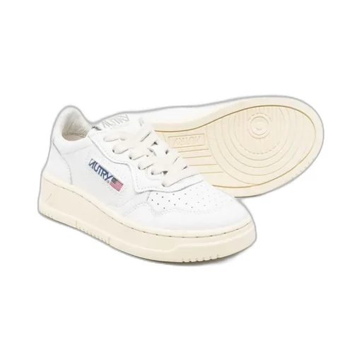 Round Toe Lace-Up Sneakers