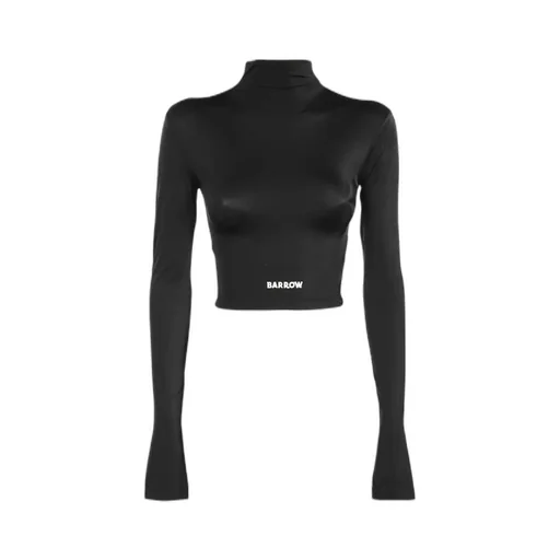 Long-Sleeve Cropped Top