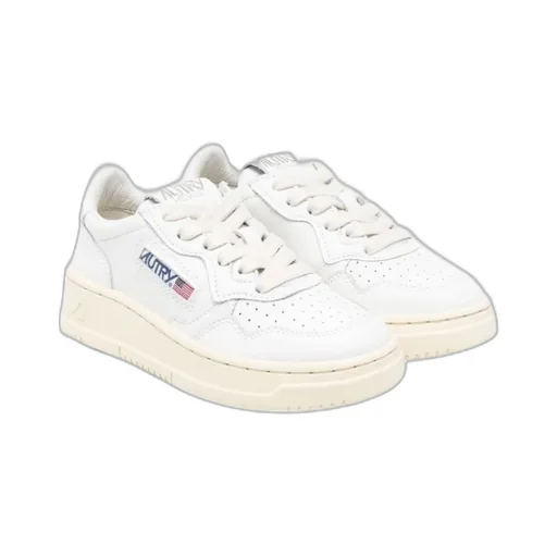 Round Toe Lace-Up Sneakers